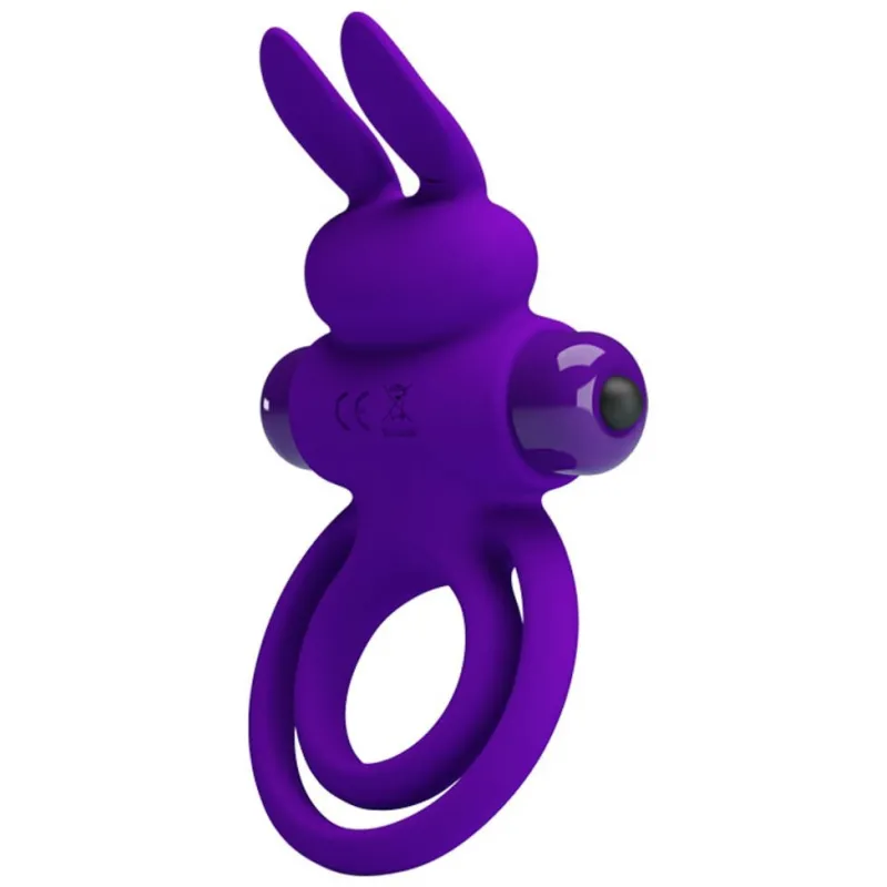 Pretty Love Anneau vibrant avec Rabbit Bunny Ring 27mm
